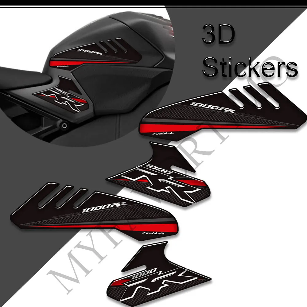For CBR 1000RR CBR1000RR SP Fireblade Motorcycle Tank Pad Protector Grips Gas Fuel Oil Kit Knee Stickers 2017-2022