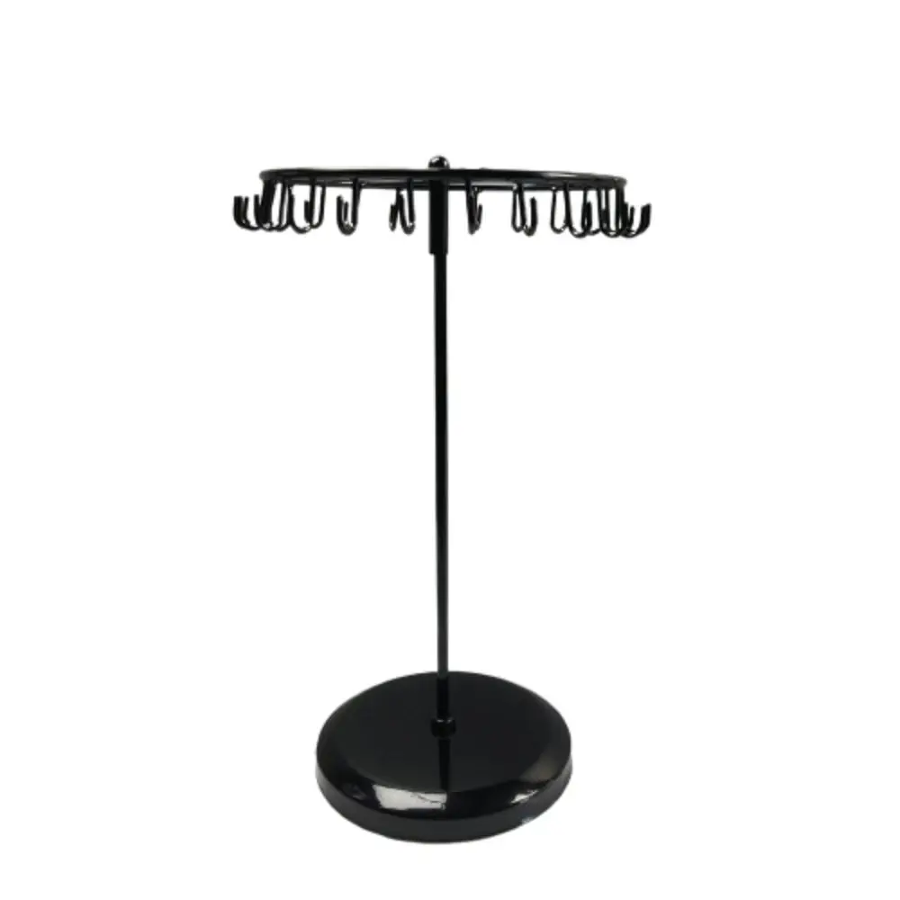 

Rotating Necklace Holder Iron Art Vintage Jewlery Display Stand Detachable Storage Organizer Bracelets Display Rack Chokers