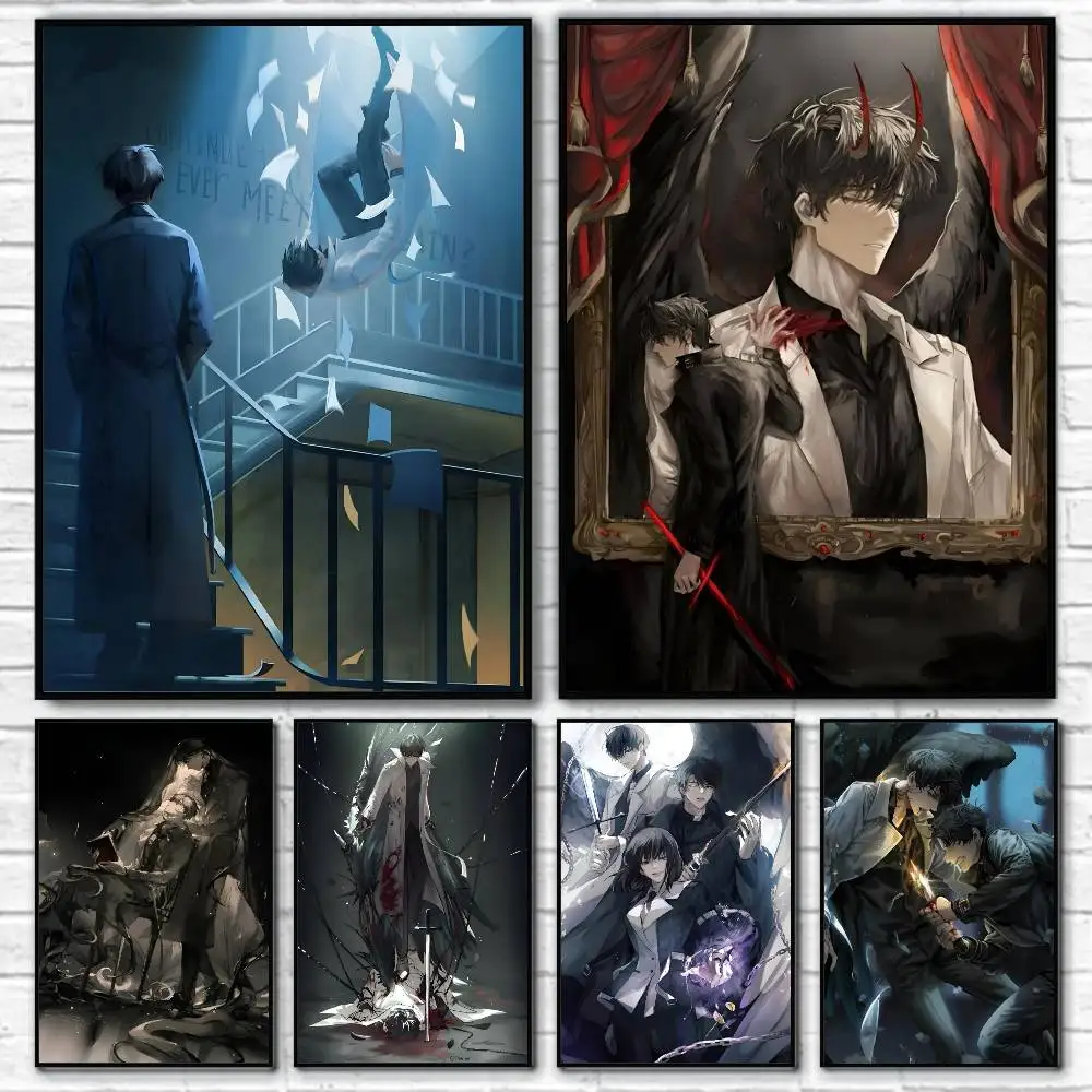 Anime Omniscient R-Reader V-Viewpoint Posters HD Print Vintage Wall Art Decor for Home Study Room