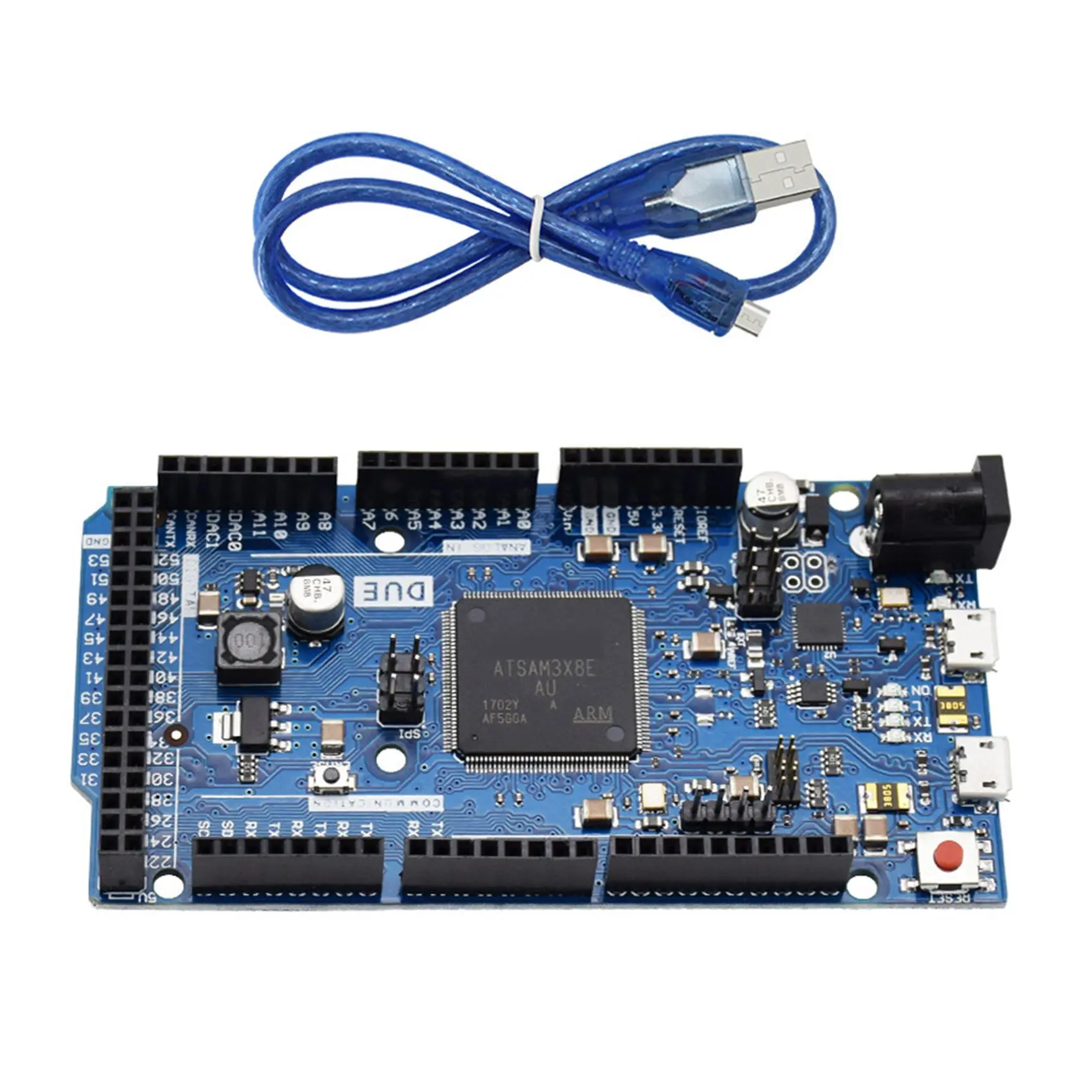 DUE R3 Development Board SAM3X8E 32-Bit ARM Learning Main Control Module with Data Cable for Development Board