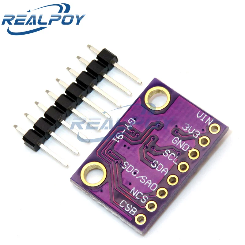 MPU-9250 MPU9250 BMP280 SPI IIC/I2C 10DOF Acceleration Gyroscope Compass 9-Axis Sensor Board Module GY-91 For Arduino 3-5V