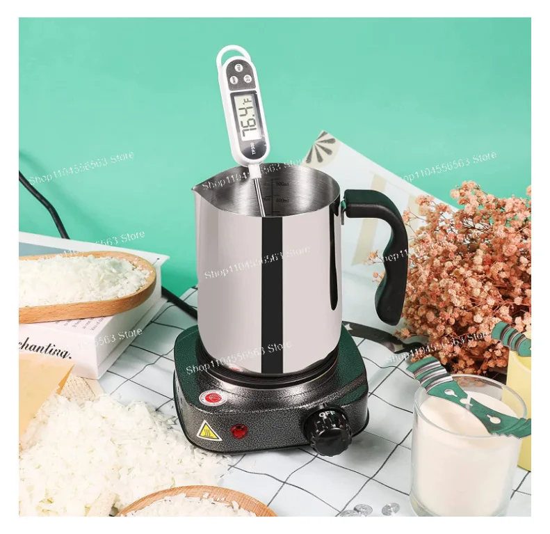 

Набор для изготовления свечей с нагревательной плитой, формой для заливки, воском и аксессуарами для домашнего изготовления свечей