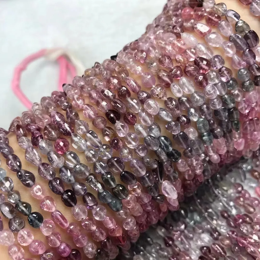 

7A Spinel baroque 3-5mm 36cm MULTICOLOR COLOR for DIY jewelry making loose beads FPPJ wholesale nature 1string