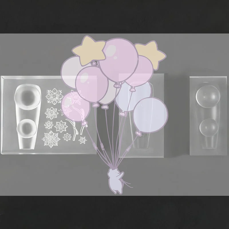 

1 комплект, мультяшный хрустальный шар, мешок, рельефная резьба, сделай сам, дизайн, детали для ногтей, очаровательный декор, 3D силиконовая форма для дизайна ногтей, маникюрные инструменты