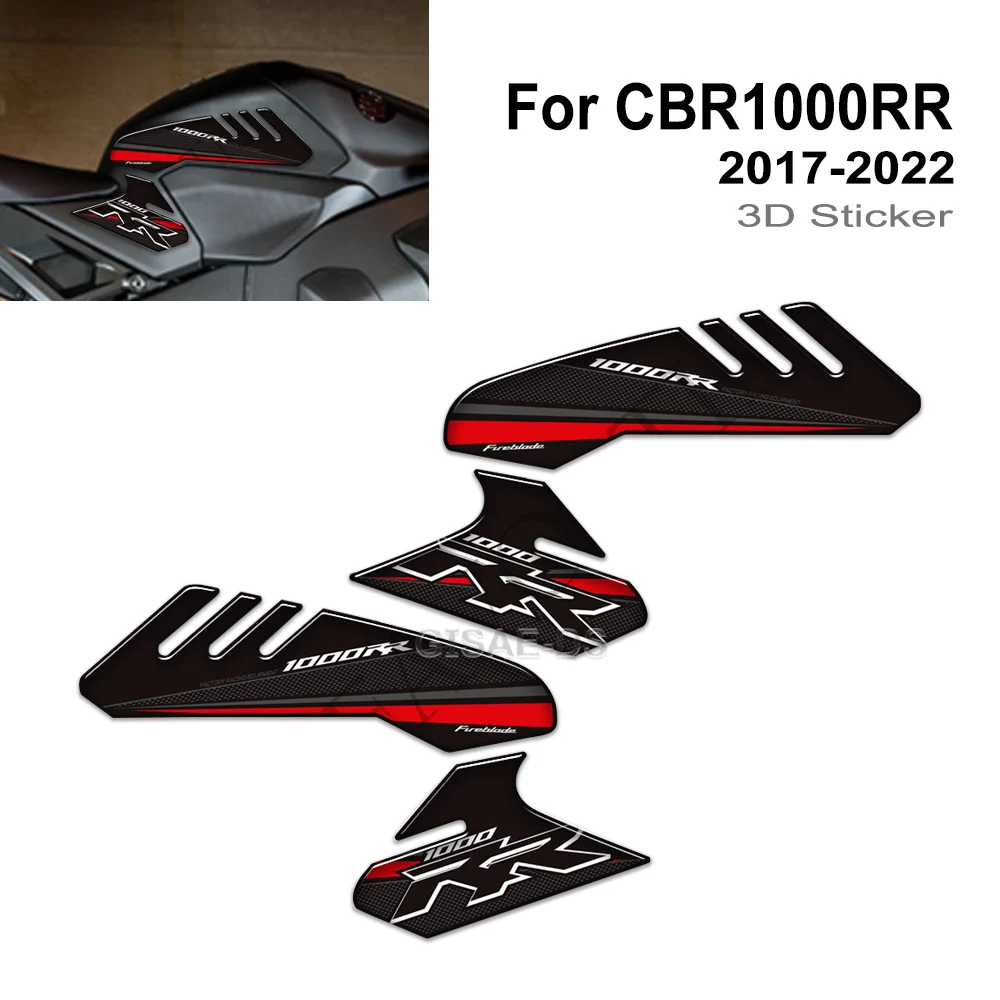 

CBR1000RR Motorcycle Tank Pad Protector Grips Stickers Fireblade For Honda CBR 1000RR SP 2017 2018 2019 2020 2021 2022