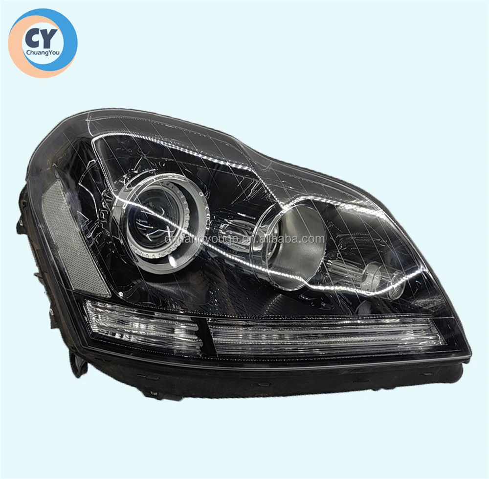 For Mercedes-benz GL-CLASS AMG X164 Headlight 2006-2012 Xenon Original Headlamp GL350 450 GL500 GL550 GLS GL63 Dark Color Light