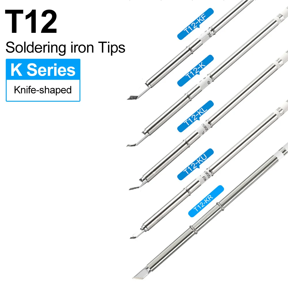 T12 Soldering Iron Tips T12-BC2 C1 K KU KR KF KL ILS I C4 D24 D16 D12 D32 D52 J02 JL02 B2 BC3 for T12 Hakko FX951 FX950 FM203