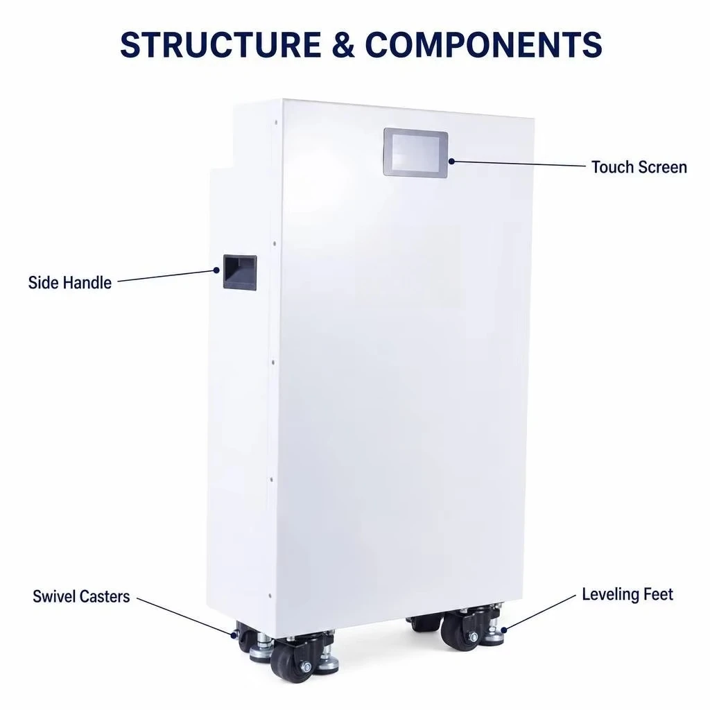 All‑in‑one Energy Storage Solution Built‑in 12kW Inverter For Solar Panel Household Business Power Backup