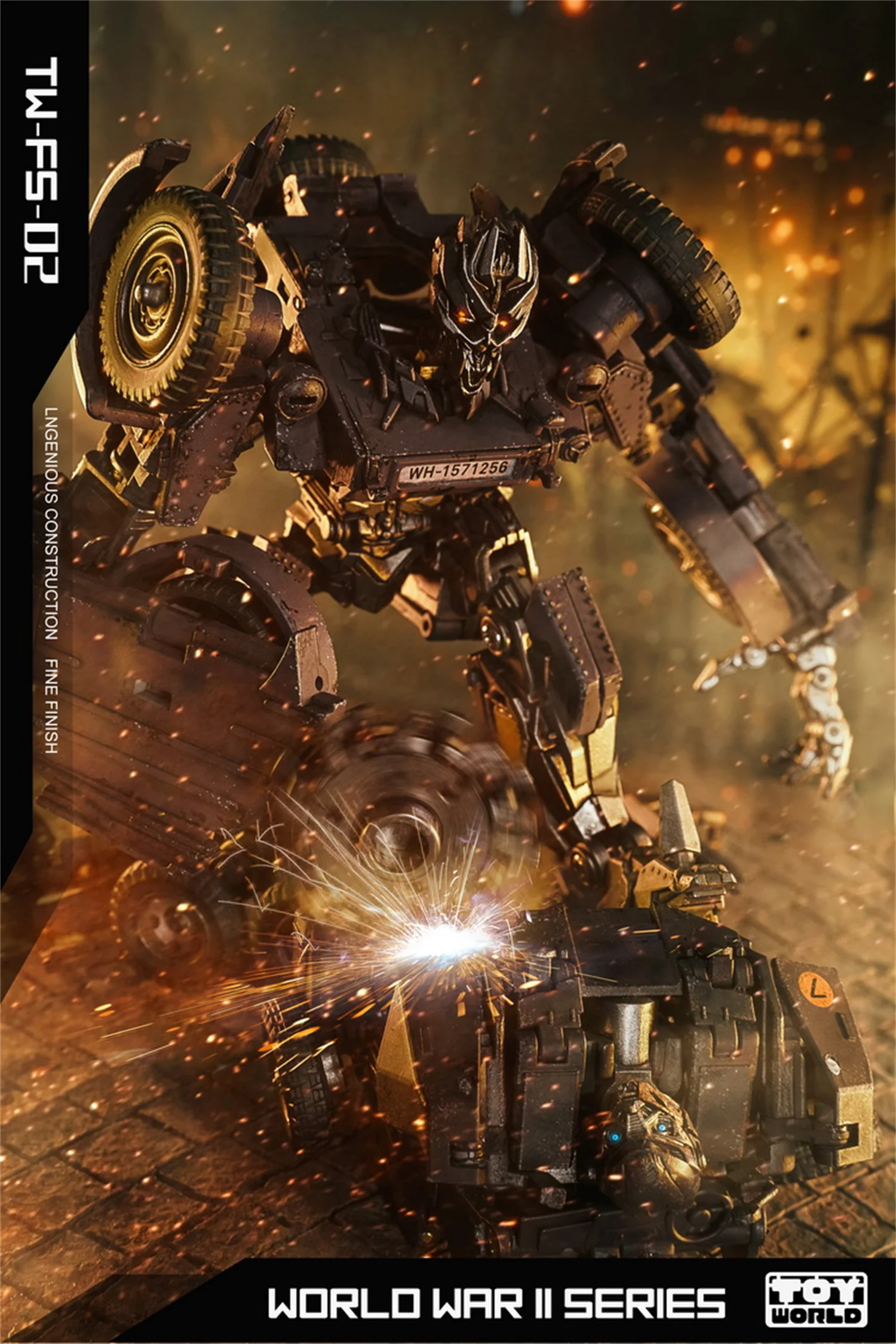 in stock [BIg Discount With Bonus]  NEW Transformation Toyworld TW-FS02 TW FS02 Fierce Hot Sizzle G1 Action Figure With Box