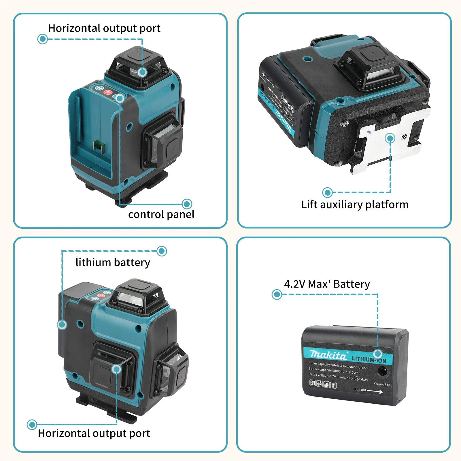 Laserowy poziomica samopoziomu – Power Tools Construction recenzja i cena
