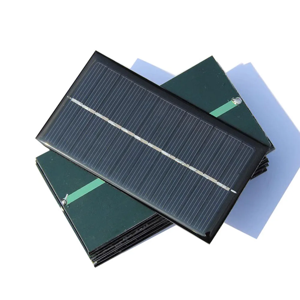 Hot 10PCS/Lot 1W 6V Mini Solar Cell Epoxy Solar Panel DIY Solar Module Polycrystalline High Quality Epoxy Small Solar Panel