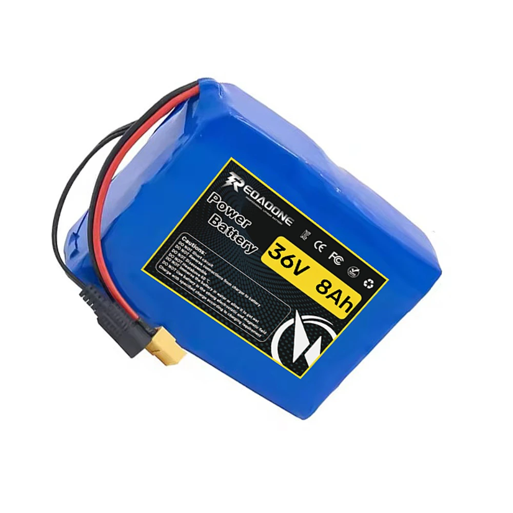 

Rechargeable Battery 10S2P 36V 8000mAh 18650 Li-ion Battery Pack 350W High Power 36V 8AH Suitable for 42V commuting tools