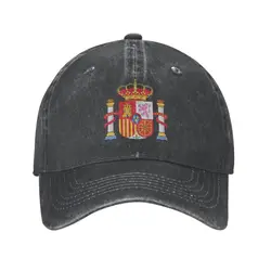 Personalized Cotton Coat Of Arms Of Spain Baseball Cap Outdoor Men Women's Adjustable Spanish Flag Patriotic Dad Hat Summer