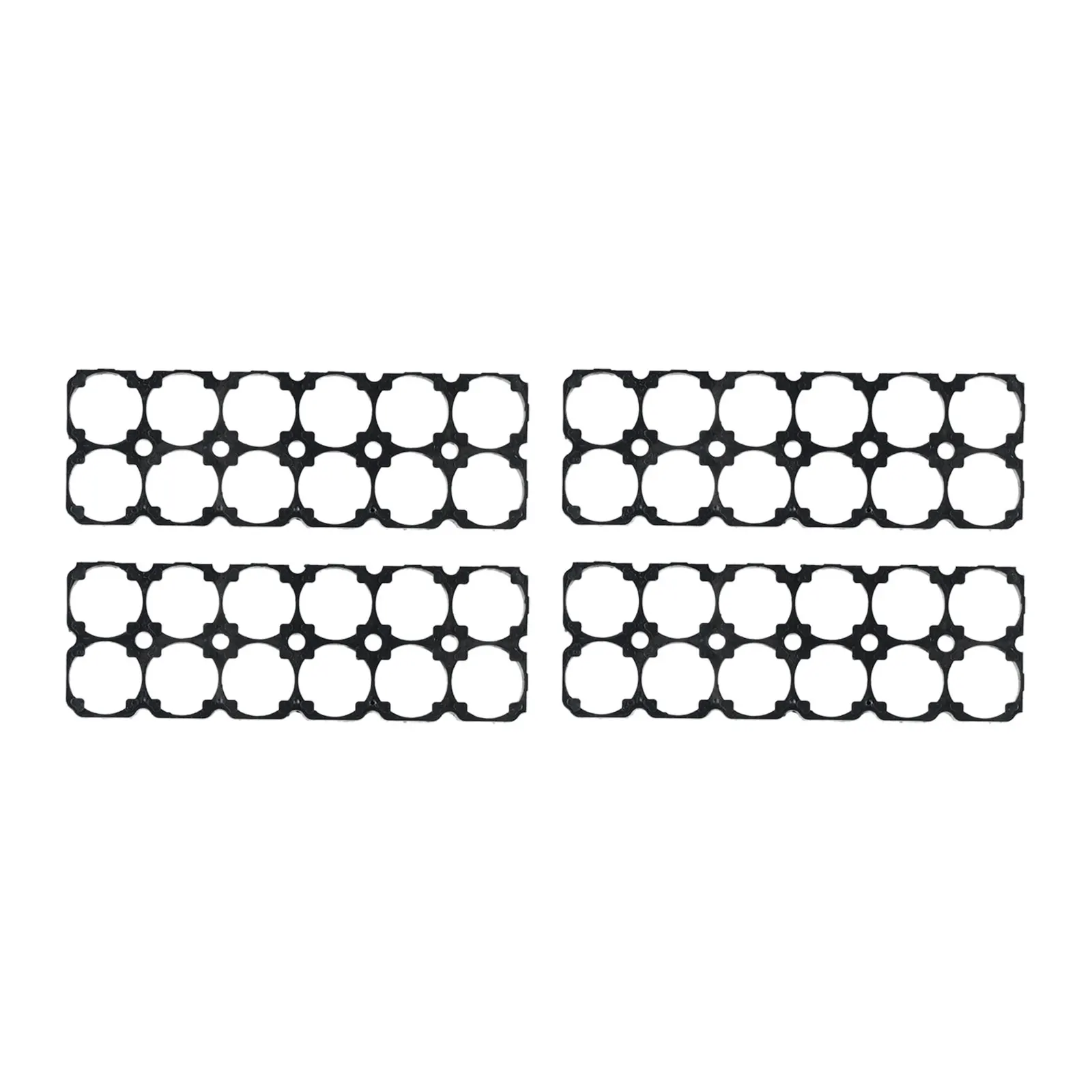 

Plastic Battery Holder Bracket Set for 4pcs 21700 Batteries 2x6 Battery Pack Stand for DIY Battery Pack Assembly