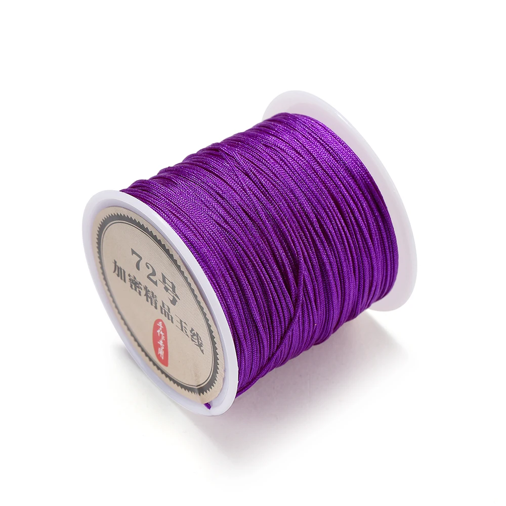 10/50M 0,8mm Nylon Faden Schnur Makramee Seil Armband Geflochtene Schnur Für DIY Quasten Perlen Schnur schmuck Machen Zubehör