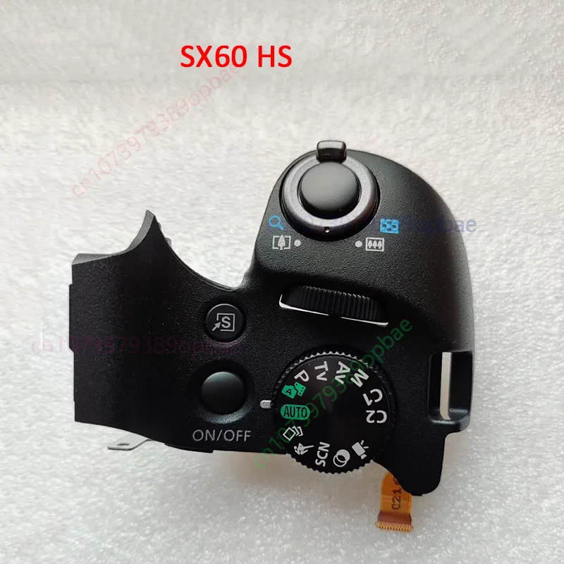 used-top-cover-assy-with-mode-and-power-switch-repair-parts-for-canon-powershot-sx60-hs-camera