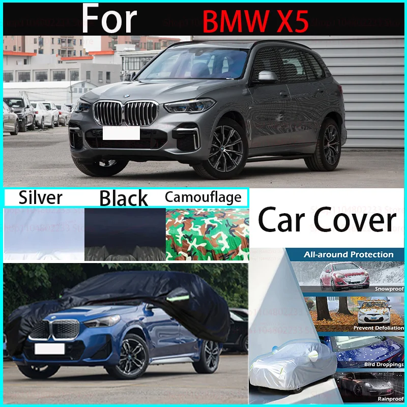 

Waterproof Car Covers for BMW X5 Car Accessories All-season Car CoverDustproof, Snowproof and UV-resistant