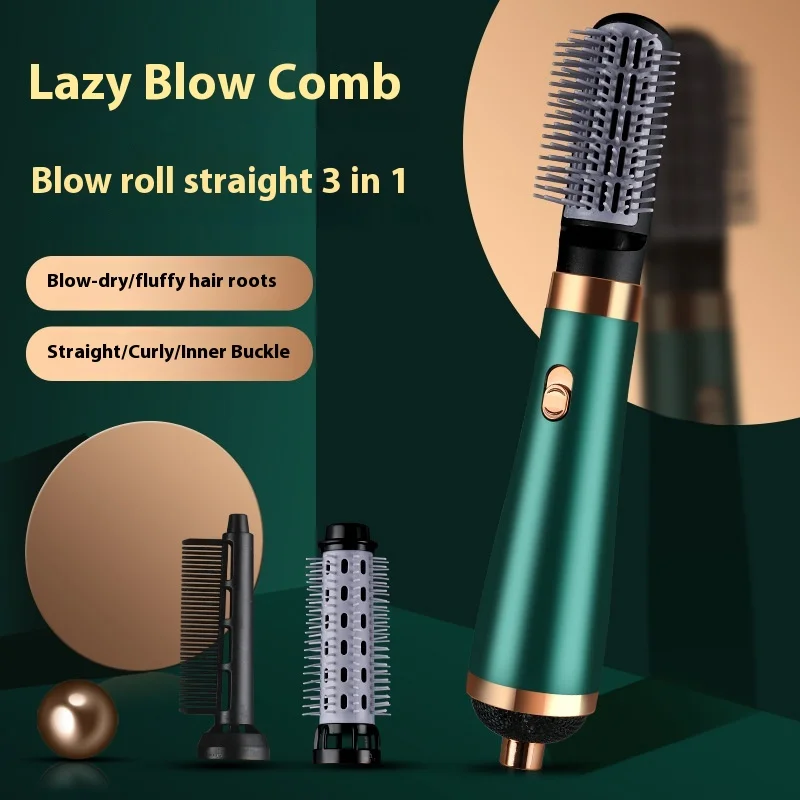 ثلاثة في واحد فرش تصفيف الشعر الكهربائية مستقيم مشط الشعر الهواء الساخن الشباك قضيب USB النايلون للتجارة الخارجية عبر الحدود