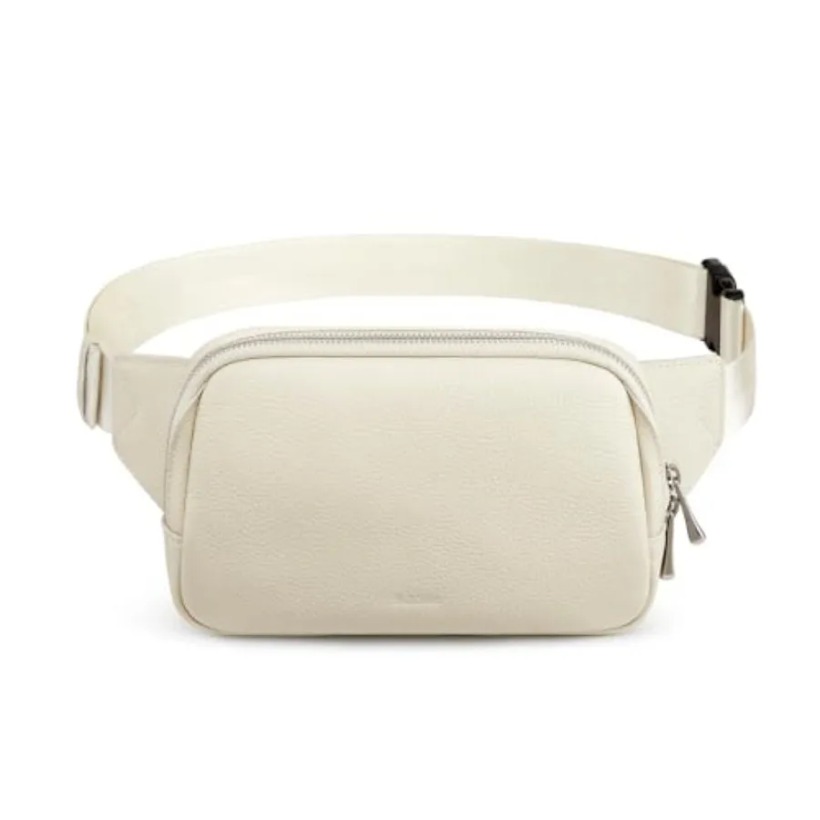 

Leather Fanny Pack for Women RFID Blocking Waist Belt Bag Crossbody Purse