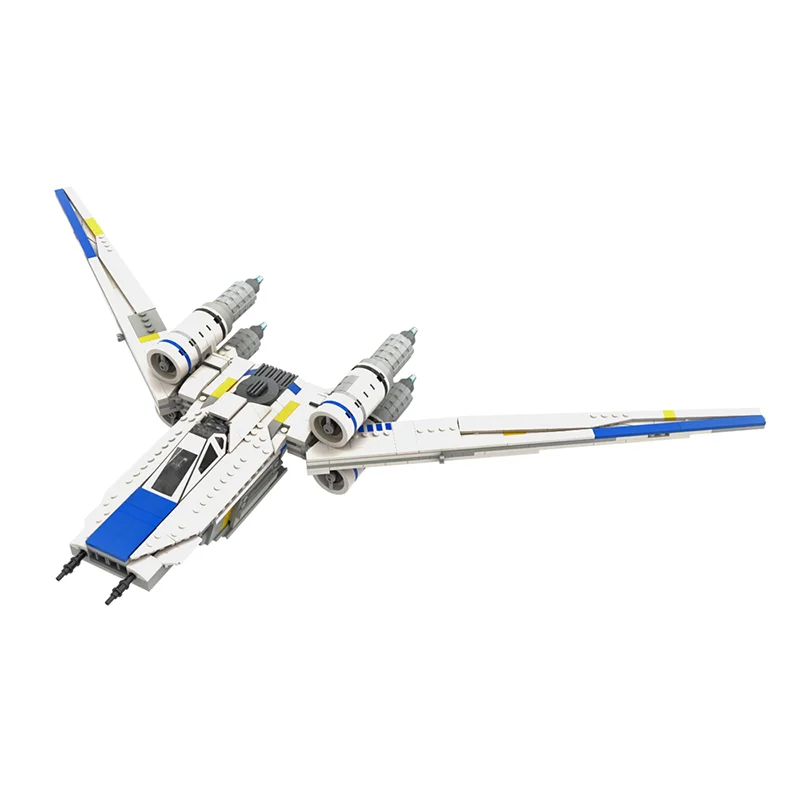 

748PCS MOC famous movie U-wing spacecraft model DIY puzzle assembly building blocks toys children's Christmas toy gift