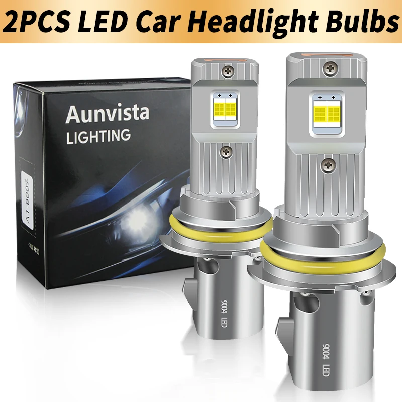 �y�Z�[�����z2 �� 9004 HB1 �� LED �w�b�h���C�g�d���n�C/���[�r�[�� 30000LM 120 ���b�g 24 ��/CSP �t�@�����X Canbus �z���C�g�^�[�{�w�b�h�����v�J�[�A�N�Z�T���[