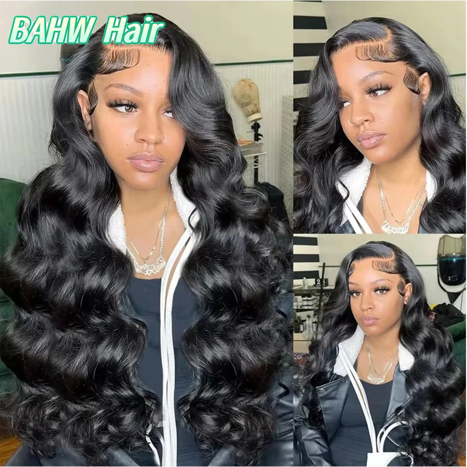 

4x4 Lace Closure Virgin Hair Wig Vietnamese Remy Hair Body Wave Wig 13x4 Transparent Lace Frontal Wigs Body Wave Natural Black