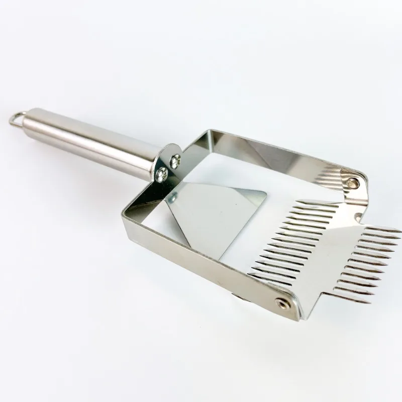 

Multifunctional Stainless Steel Uncapping Forks Double Needle Beekeeping Tools Suitable for Honey Honeycomb Scraper