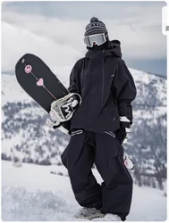 John Snow Snowboarding Sets 2025 Outdoor Sports Men Women Warm Breathable Ski Suit Waterproof Professional Snow Jacket And Pants