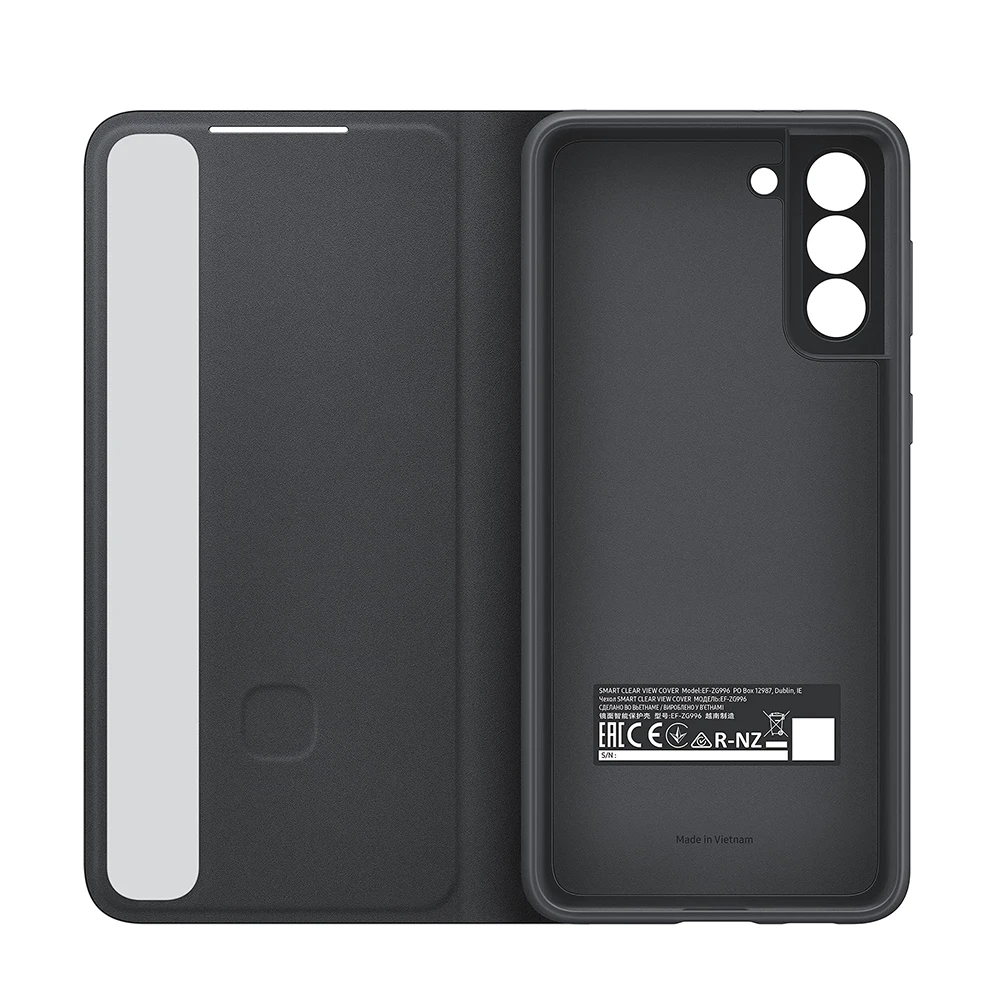 Original SAMSUNG Galaxy S21+ S21Plus Clear View Case EF-PG996 S-View Flip Cover Intelligent Cases for Galaxy S21+