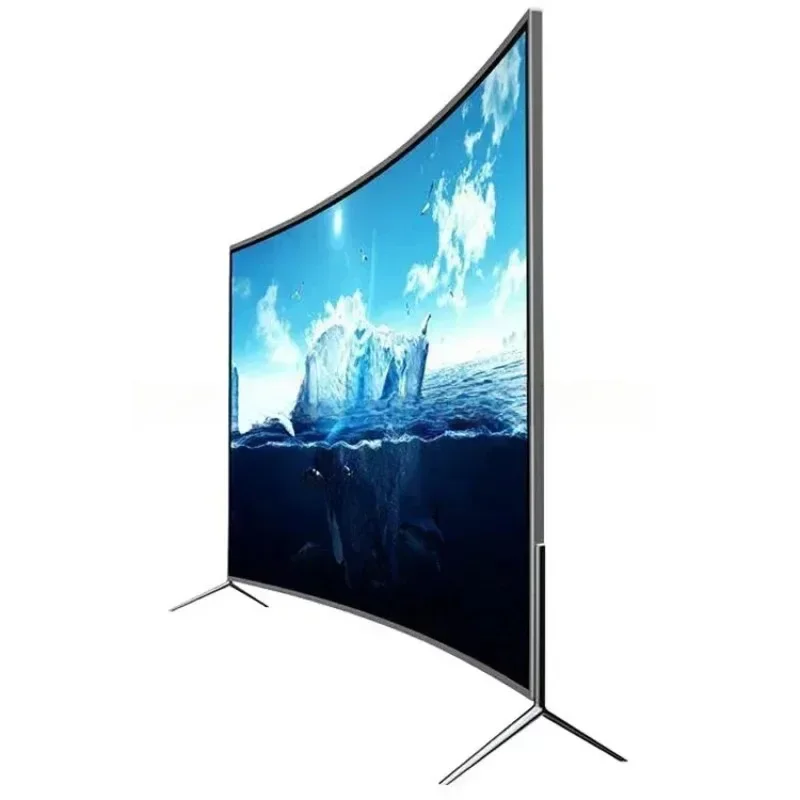 55 pantalla curvada del nuevo producto de la venta caliente llevó el televisor 4K TV 55 pulgadas