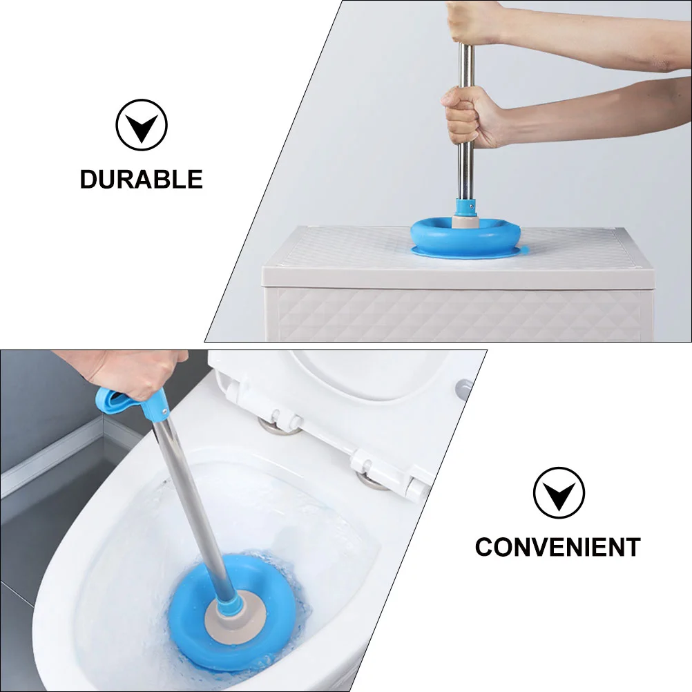 Toilet Unclog Closestool Cleaner Bathroom Tools Brush Pipeline Plunger Drain Unclogged Dredging Pvc Sink