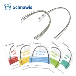 10pcs/bag Dental Orthodontic Archwires Stainless Steel Arch Wire Ovoid Form Round Rectangular for Ortodoncia Brackets materials