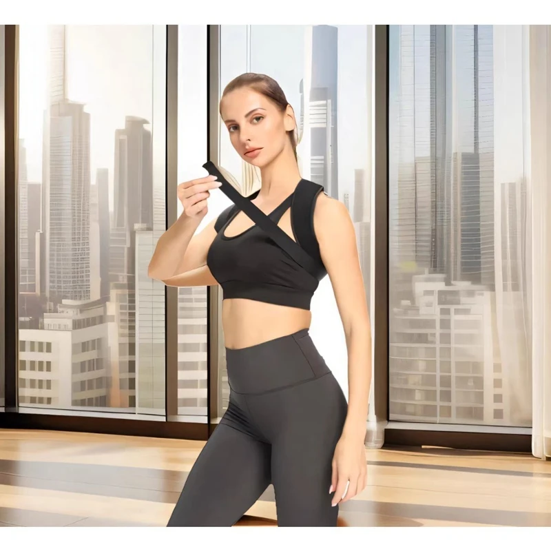 

Back Posture Support Belt To Prevent Hunchbacking Adjustable Clavicle Fixation Orthosis Body Home Sport Upper Back Neck Brace