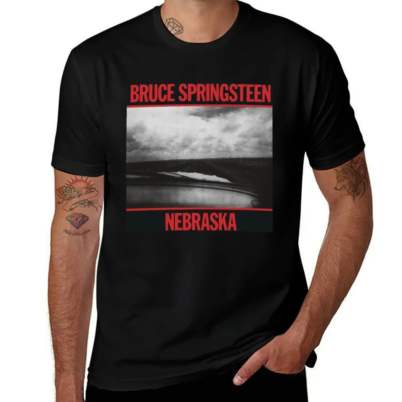 Nebraska T-Shirt Casual All Match Tee Shirt for Men T-Shirt