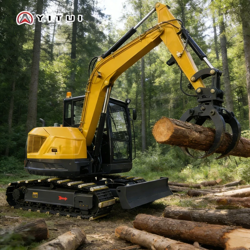 

Fuel-Saving Mini Excavator Durable 6.5 Ton Ce Certified Hydraulic Digger With Quick Coupler Attachment Customized