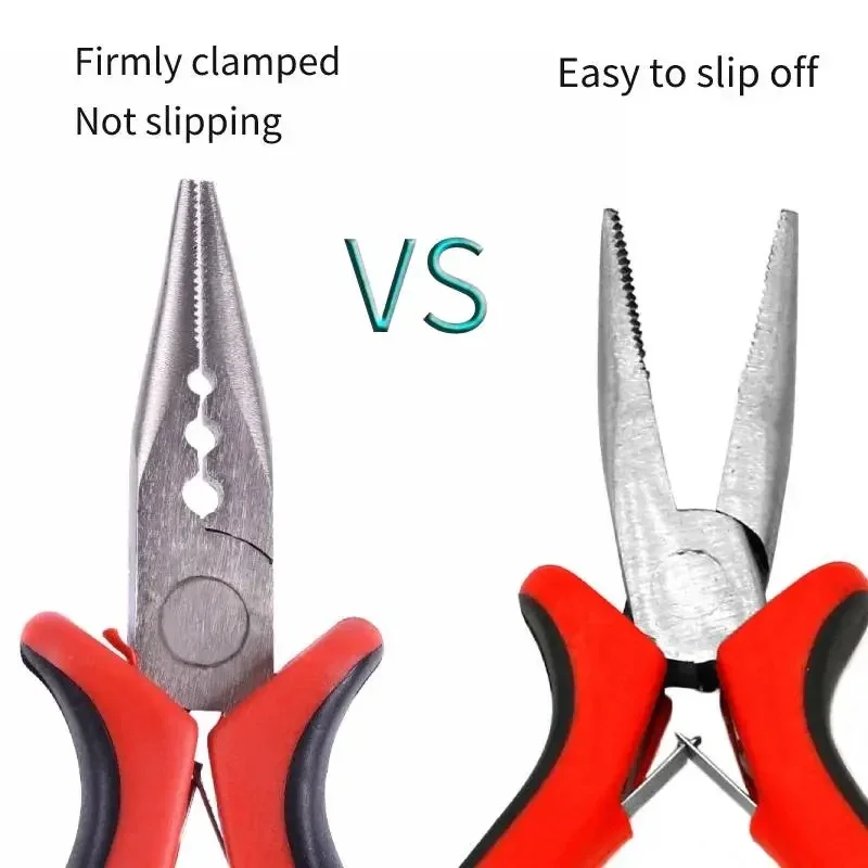 1 أداة حواف خرز المجوهرات المحمولة الصغيرة، كماشة حواف ثلاثية الفتحات، ماكينة قص الشعر، كماشة تفكيك الحلقة الصغيرة