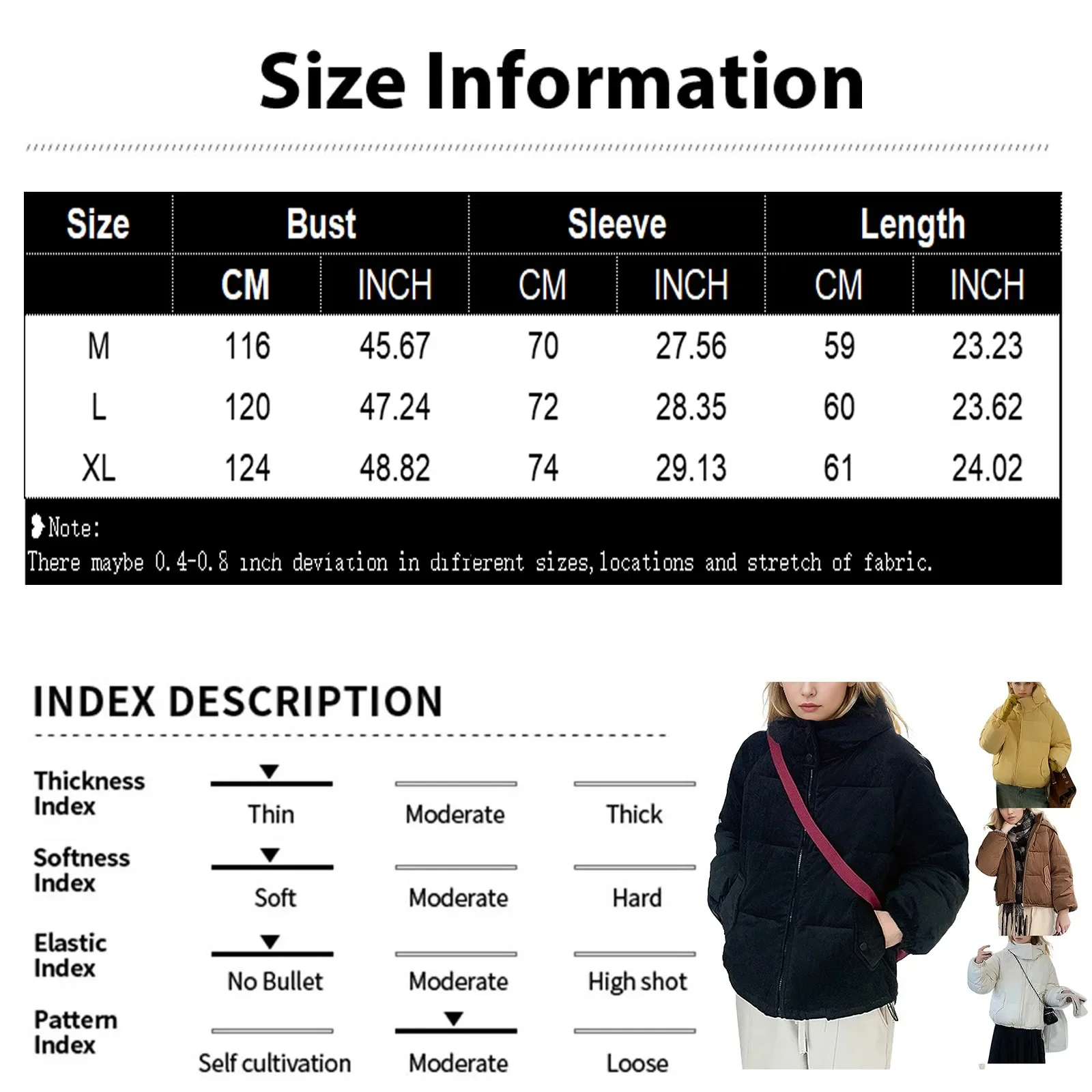 Women Korean Cotton Parkas Hooded Winter Oversize Coat Thick Warm Loose Puffer Jacket Female Solid Fashion Zipper Outwear