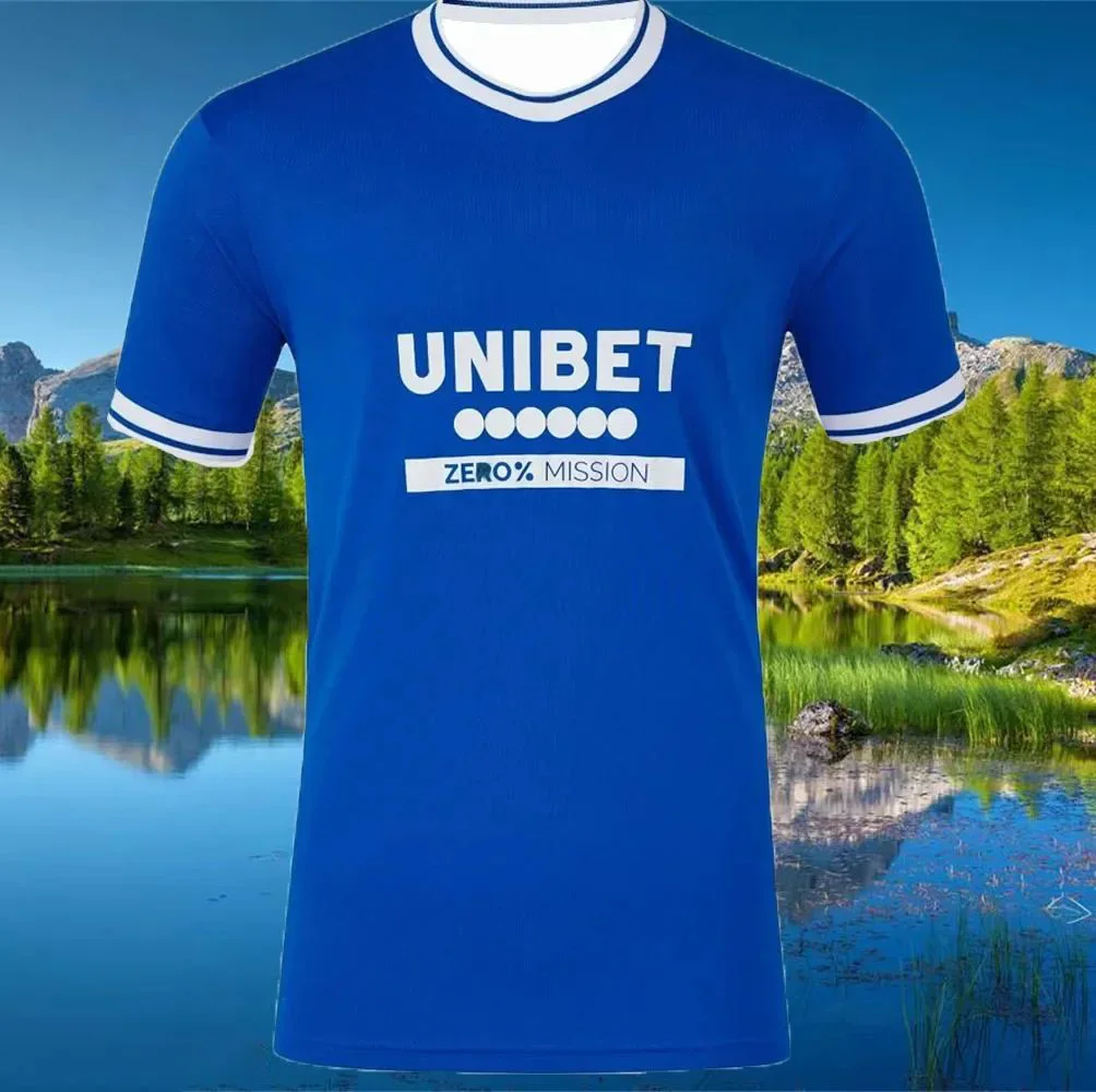 26/25 جديد البولندية لكرة القدم جيرسي تنفس التجفيف السريع فضفاضة قصيرة الأكمام قميص في الهواء الطلق الدراجات اللياقة البدنية ملابس رياضية غير رسمية