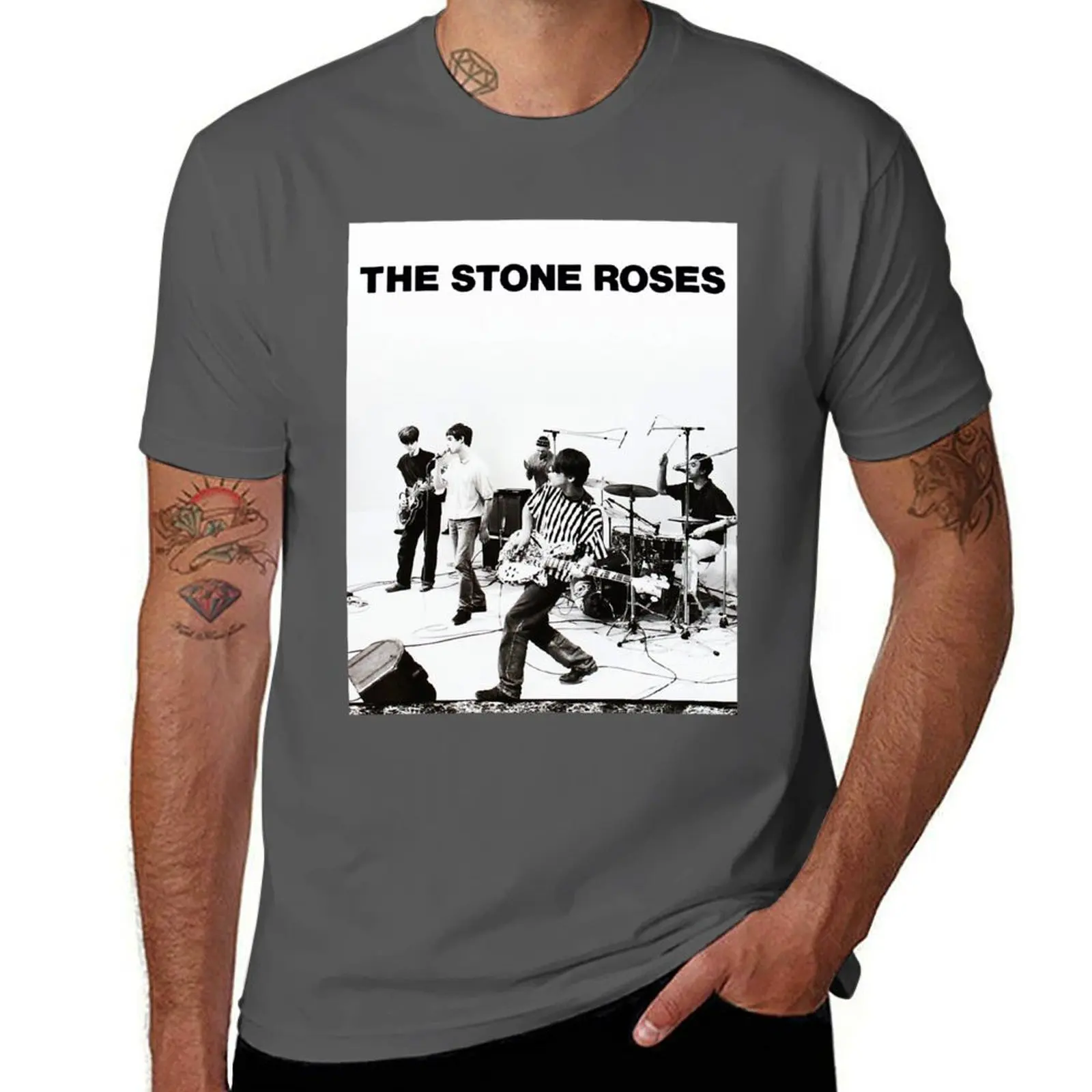 

Stone Roses live perform T-Shirt Work Style Casual T-Shirt