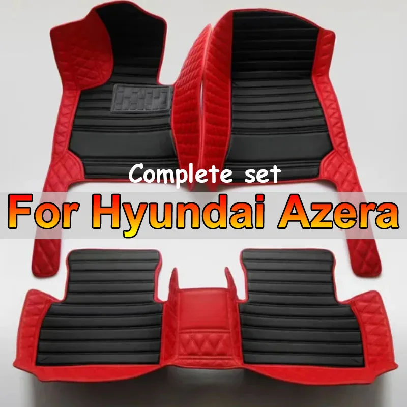 

Custom Car Floor Mats for Hyundai Azera 2011-2017 Years Artificial Leather 100% Fit Interior Details Car Accessories