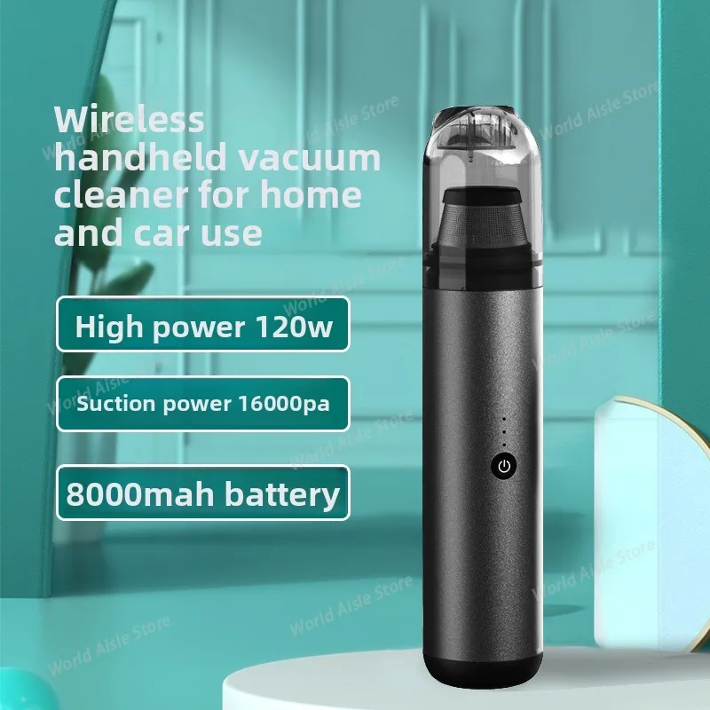 P12 Car Vacuum Cleaner Wireless Handheld Strong Suction Vacuum Cleaner High Power Portable Clean Tool Home Appliances