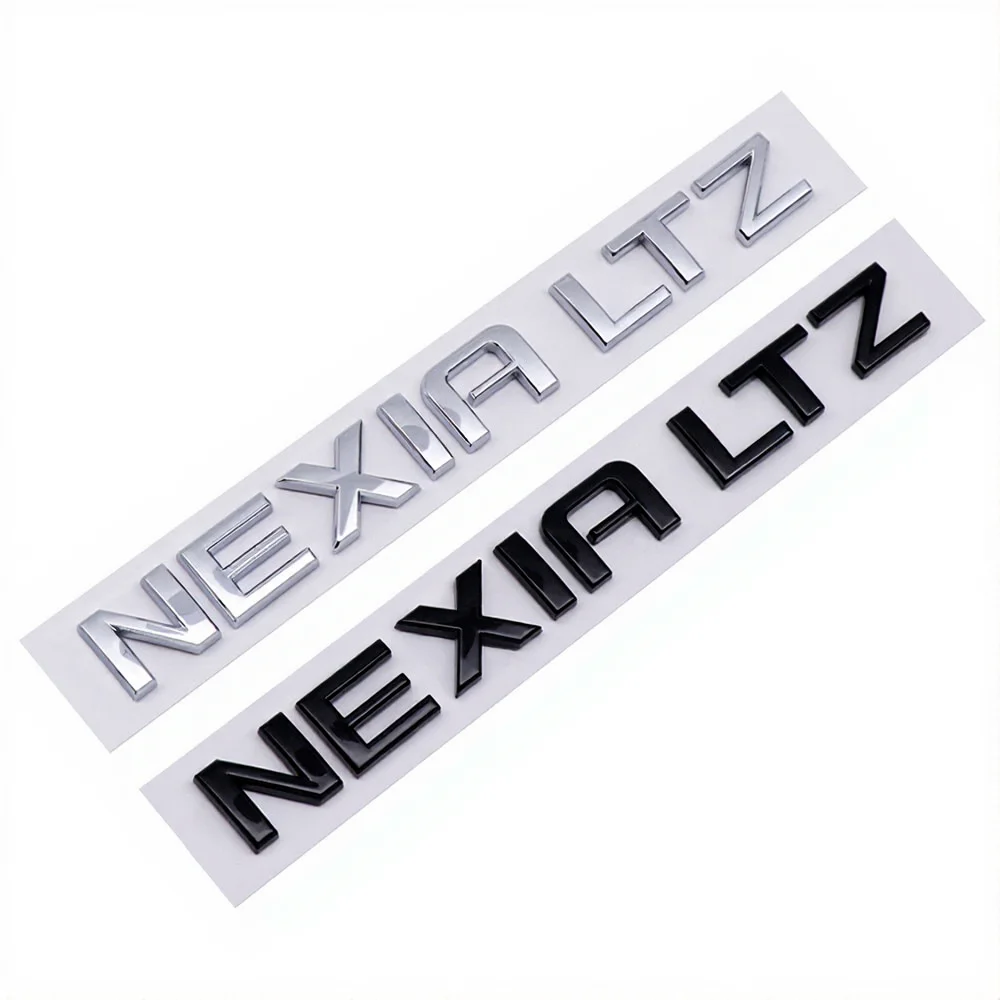 3D ABS (Car Stickers Nexia LTZ Emblem Badge Decal Sticker for Nexia Cobalt Rear Trunk Tailgate Car Body Styling Accessories