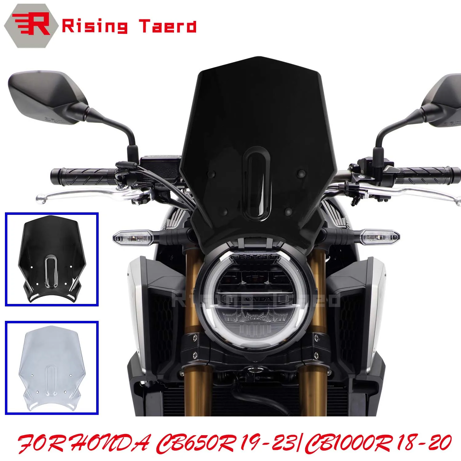 Motorcycle Fairing Windshield Windscreen Wind Deflector For Honda CB650R 2019-2023 CB1000R 2018-2020 CB 650R 1000R CB 650 1000 R