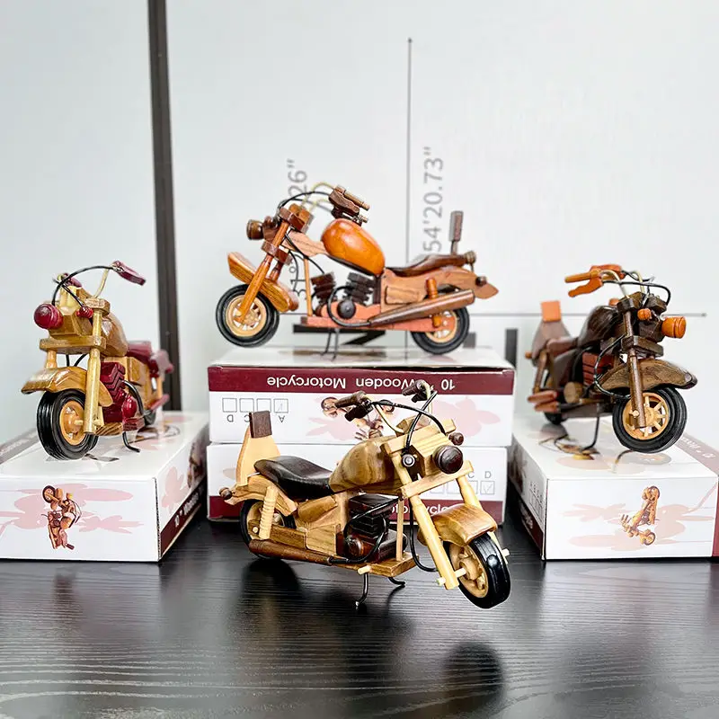 

Деревянный мотоцикл Harley, крутая модель, классический мотоцикл для мальчика, подарок, готовый продукт для одноклассных помещений