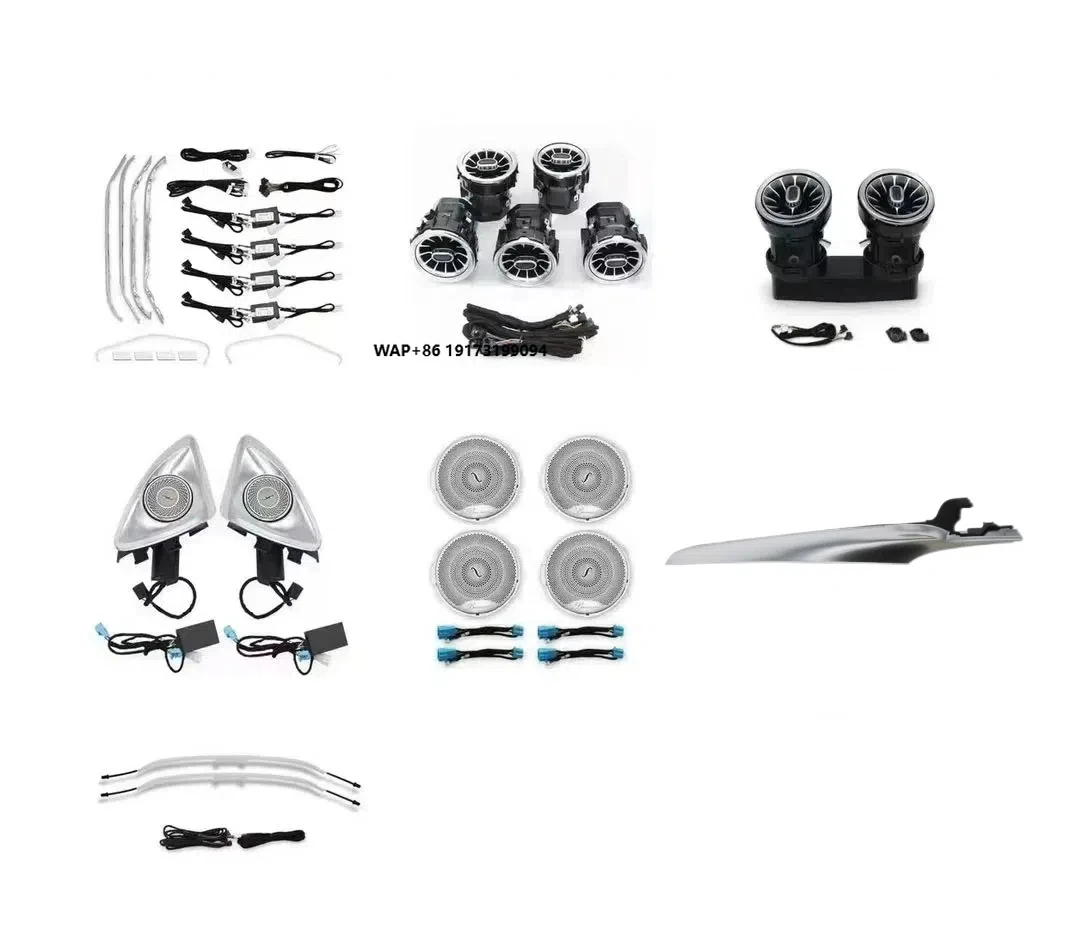 

2025 Right Hand Drive Passenger Ambient Light 4D Tweeter Speaker Full Set Suitable for MercedesBenz-RHD C-Class GLC W205 X253