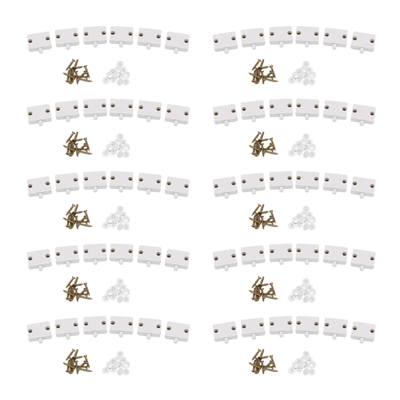 ABRU-60Pcs Door Led Switch For Closet Light,Normally Closed Cabinet Electrical Lamp Switches,For Closet Pantry Cabinet White