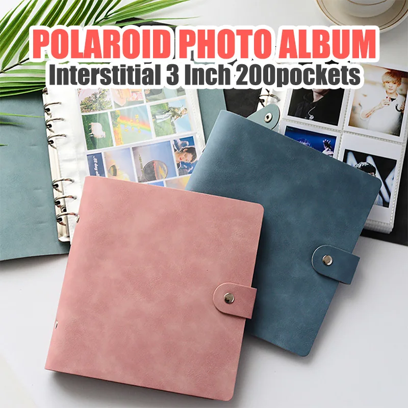 1pc , 200 Pockets Mini Instant Photo Album Picture Case for Fujifilm Instax Film 7C 7S 8 9 11 12 25 50s 70 90