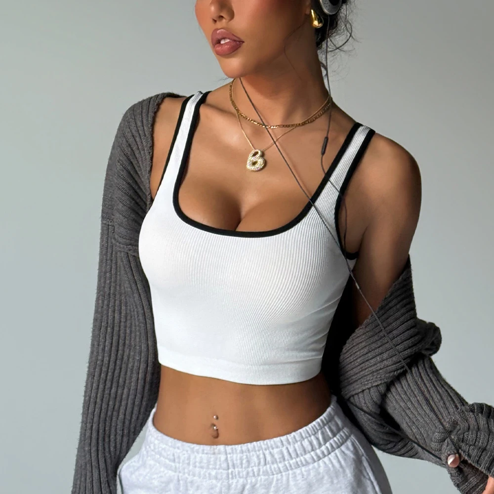 

Спортивный жилет, женский укороченный топ для спортзала, тренировочная одежда для йоги без рукавов, спортивные топы, быстросохнущая спортивная одежда, спортивный бюстгальтер, майка для тренировок