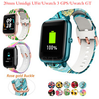 Wrist Strap For Umidigi UWatch 3 GPS Band Bracelet For Umidigi Ufit/Uwatch GT Wristband Silicone Color Smart Watch Accessories