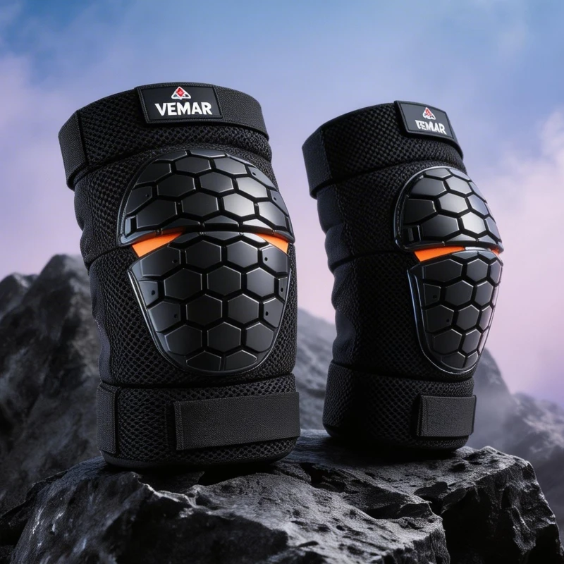 

VEMAR Knee Pads and Elbow Guards Adult Motorcycle Protective Gear Men Women Motorbike Safety Armor for Cycling Skateboard
